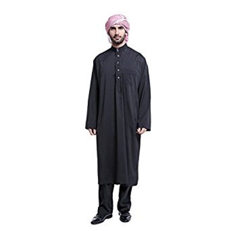 Cocohot Muslim Men S National Costume Arab Men S Robes Muslim Dress